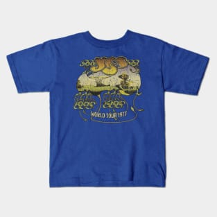 Yes World Tour 1977 Kids T-Shirt